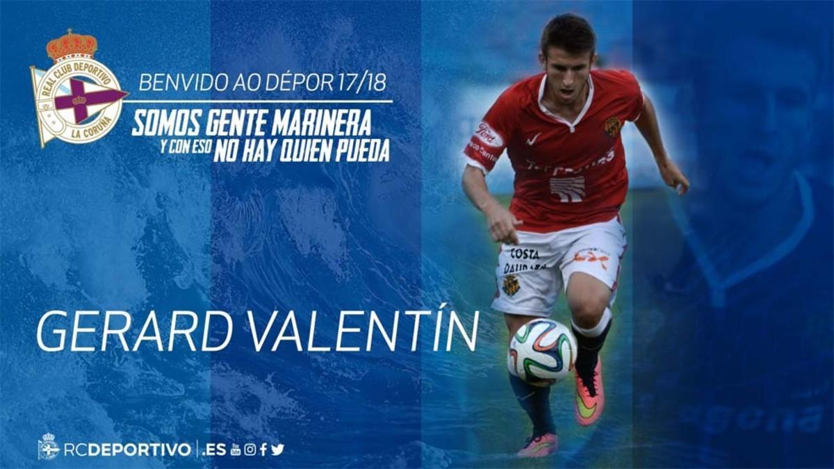 Gerard Valentí, nuevo fichaje del Depor