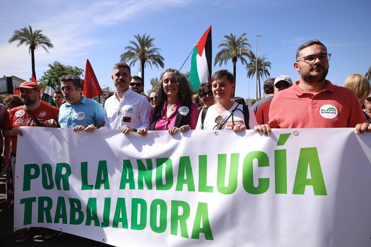 3.000 cordobeses participan en la manifestación del 1º de Mayo