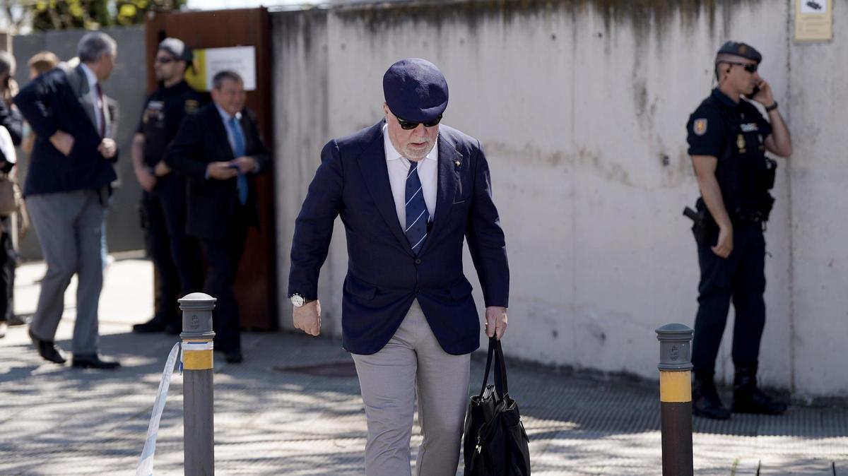 El excomisario de la Policía José Manuel Villarejo. Juicio de la Operación Kitchen, en la Audiencia Nacional.