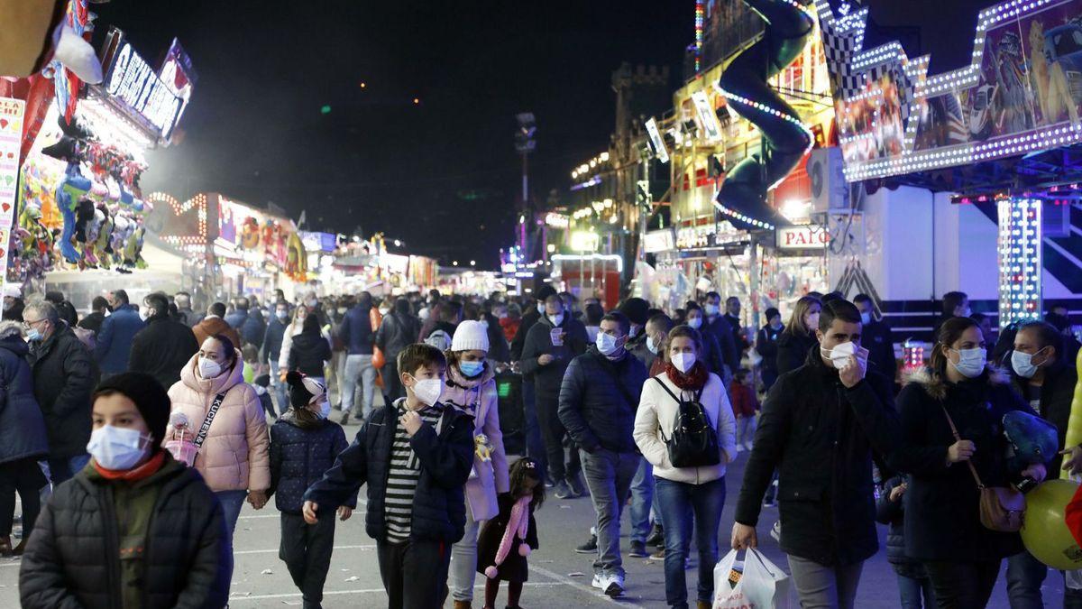 Imagen de archivo de la Feria de Navidad de València.