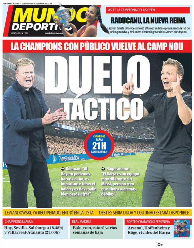 Las portadas de la prensa deportiva de hoy