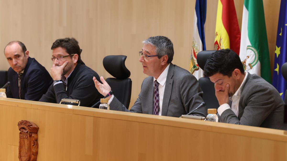 Un momento de la sesión plenaria ordinaria del mes de marzo de la Diputación de Málaga.