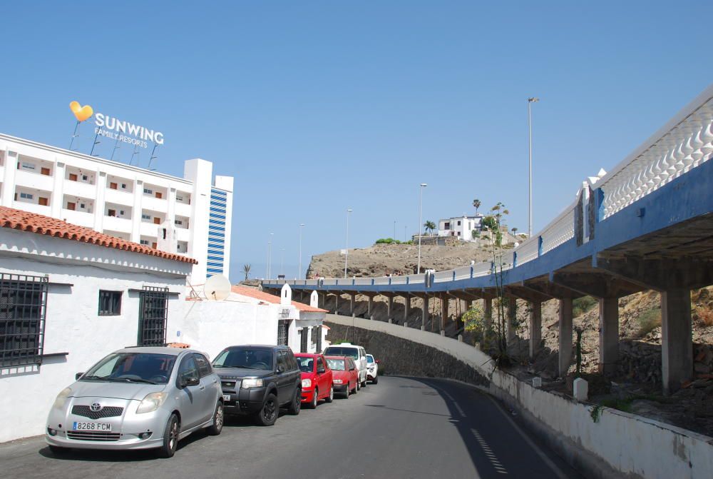 Paseo peatonal de la GC-500 que une Arguineguín con Patalavaca