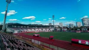 Estadio donde se disputará el nuevo derbi en los Balcanes