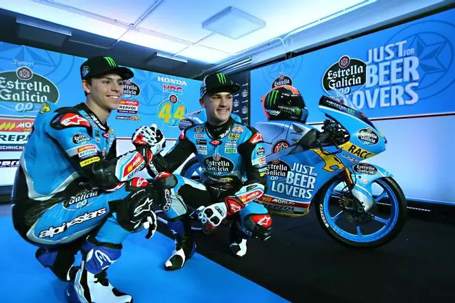 Presentación Arón Canet y Estrella Galicia Mundial de MotoGP
