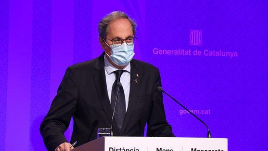 Torra insulta Sánchez per culpar-lo  d&#039;haver judicialitzat la política