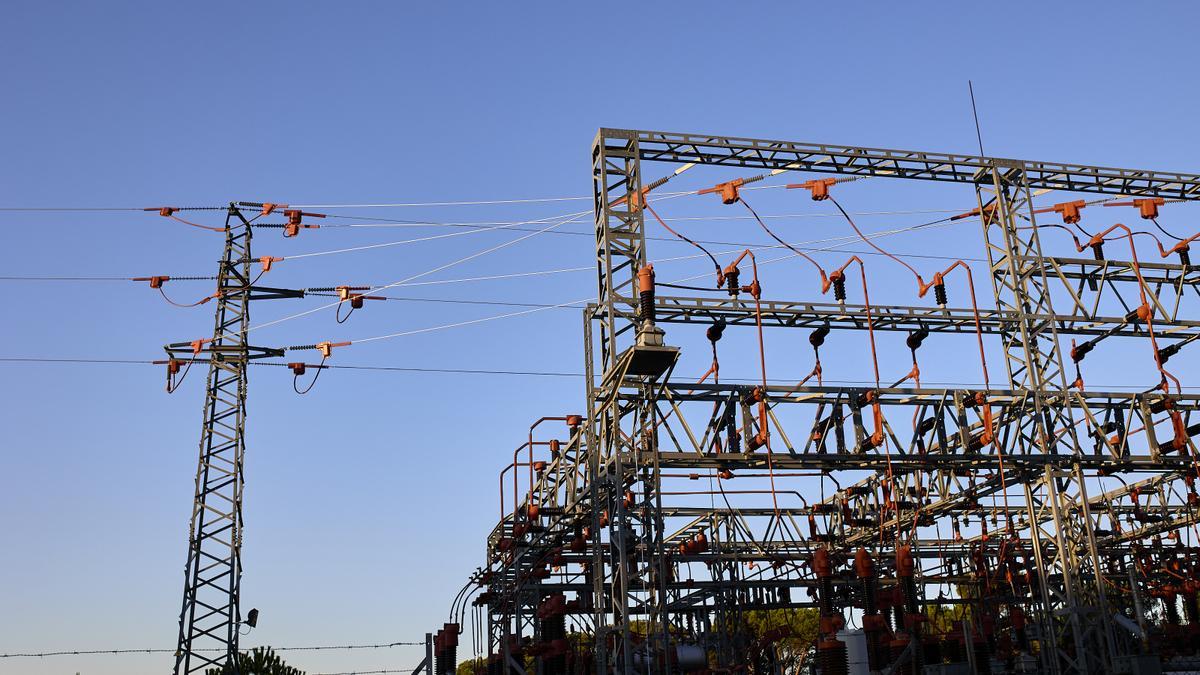 Una central eléctrica en Madrid.