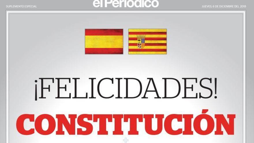 EL PERIÓDICO regala hoy un ejemplar de la Constitución