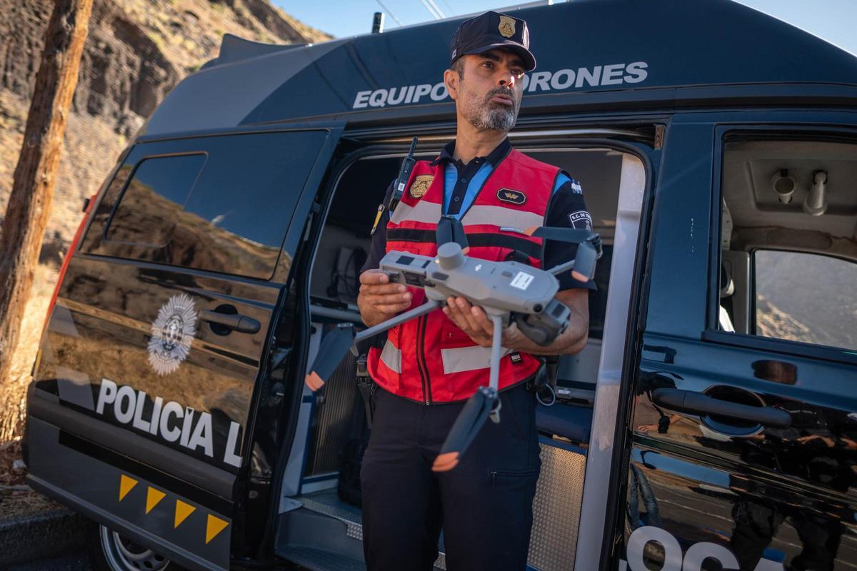 Drones de la Policía de Santa Cruz