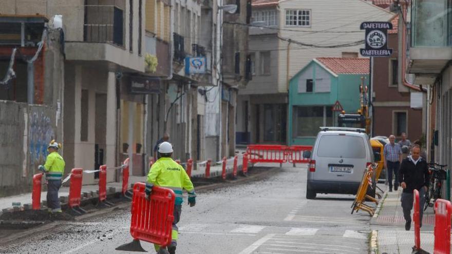 Arranca una nueva fase de la reforma de la calle Castelao (A Illa)