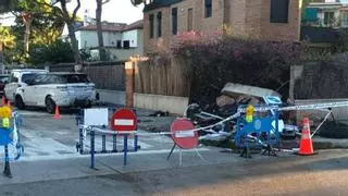 Una persecución a gran velocidad por Castelldefels termina con dos personas en estado grave