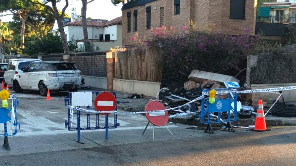 Accidente en Castelldefels