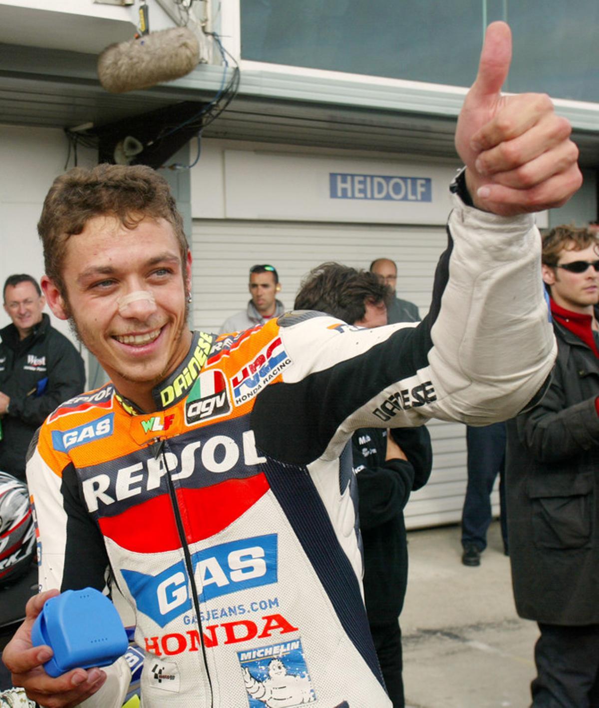 20 años del debut de Valentino Rossi en imágenes