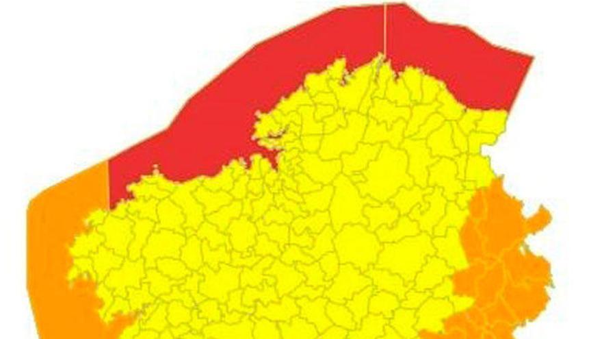 La borrasca &#039;Hugo&#039; deja vientos de 129 kilómetros  por hora en Viveiro y 152 rayos en 10 horas en Galicia