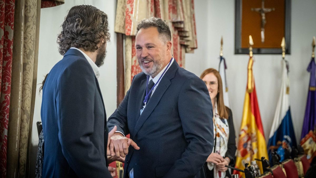 Miguel García, durante un pleno.