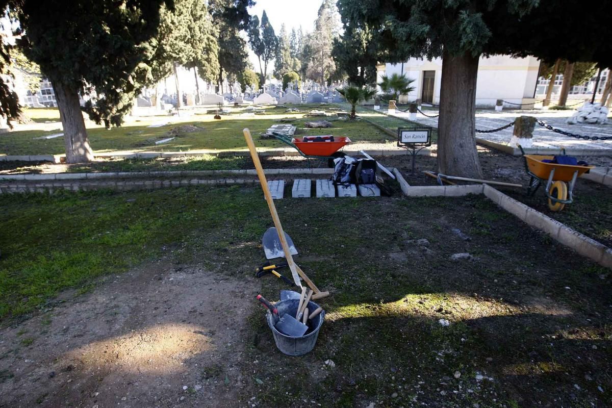 Comienza la segunda fase del proceso de exhumaciones en el cementerio de la Salud