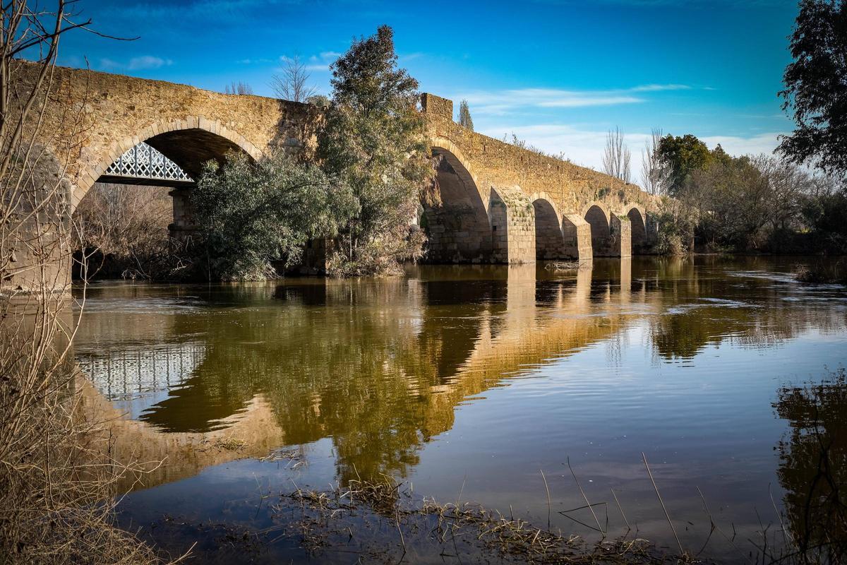 El puente de Cantillana, en una imagen de febrero de 2024.