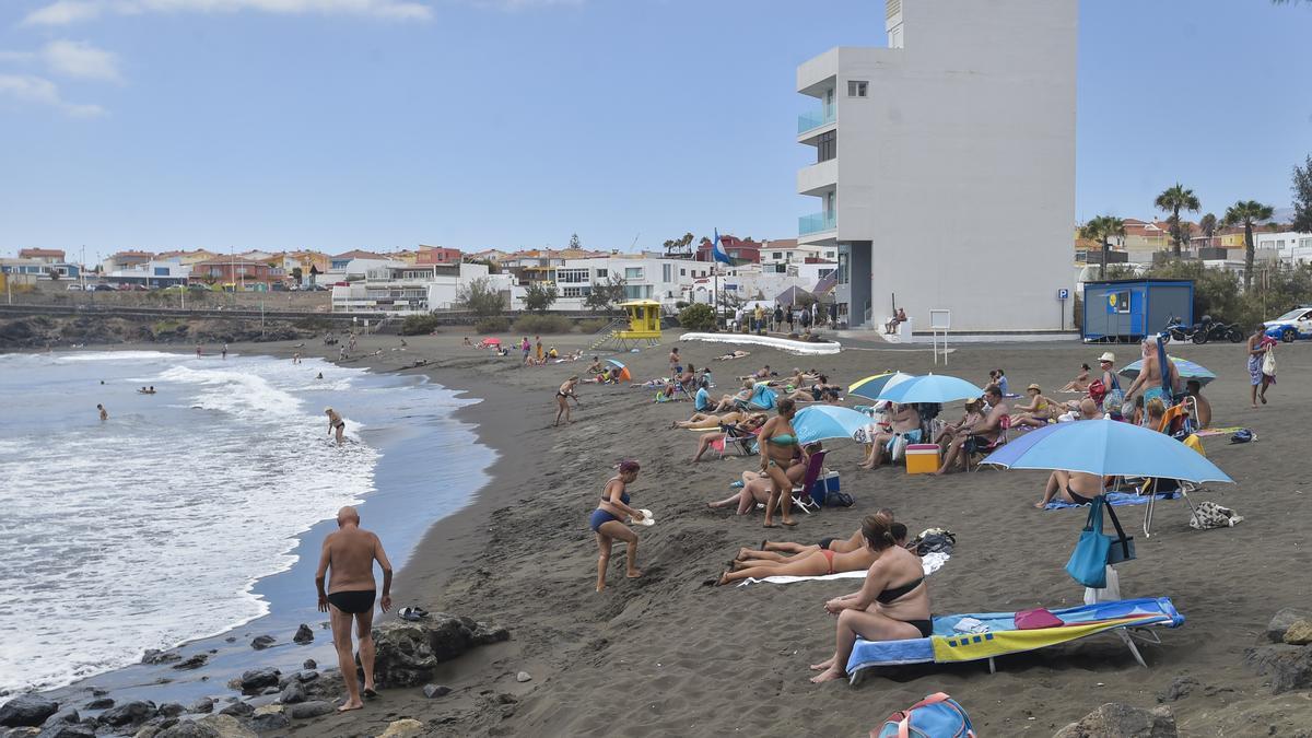 Imagen de archivo de la playa de La Garita, en Telde.