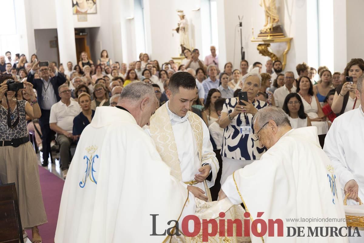 Así se ha vivido la ordenación sacerdotal de Miguel Tovar Fernández en la pedanía molinense de Torrealta
