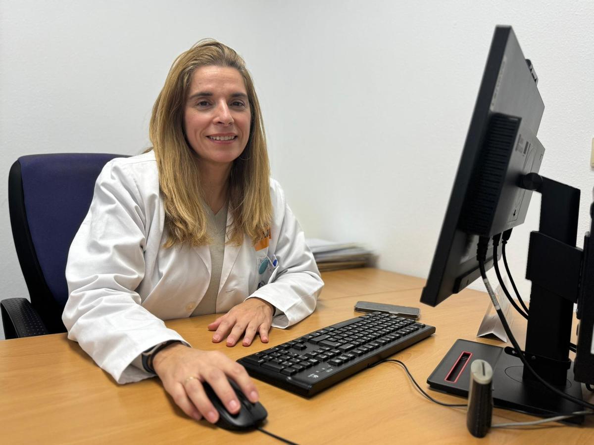 María Pazo es internista en el Clínico de Santiago y portavoz del sindicato O'Mega para el área compostelana