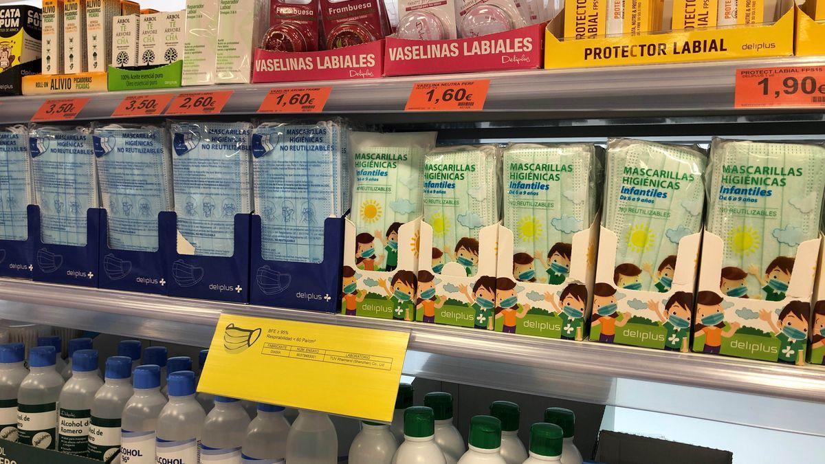 Mercadona baja a la mitad el precio de las mascarillas higiénicas