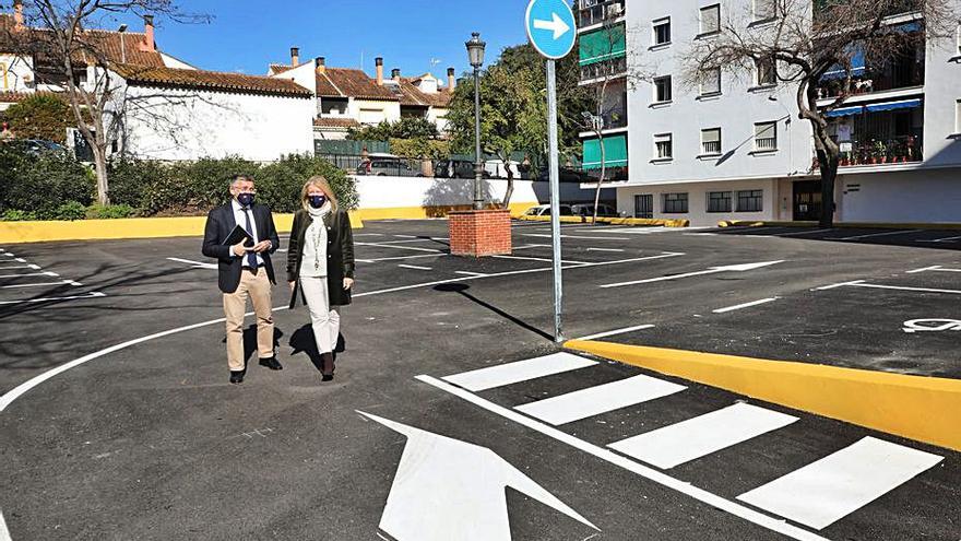 Mejoran 40 plazas de parking en el casco urbano de San Pedro