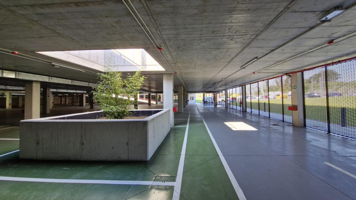 El nuevo parking de la avenida de Portugal, en imágenes