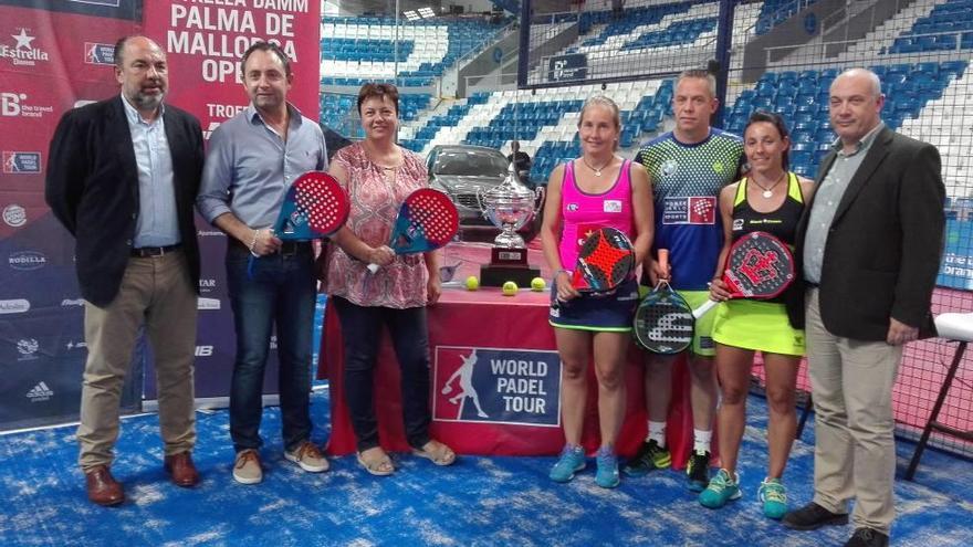 Un momento de la presentación del torneo, celebrada ayer en el Palau de Son Moix.