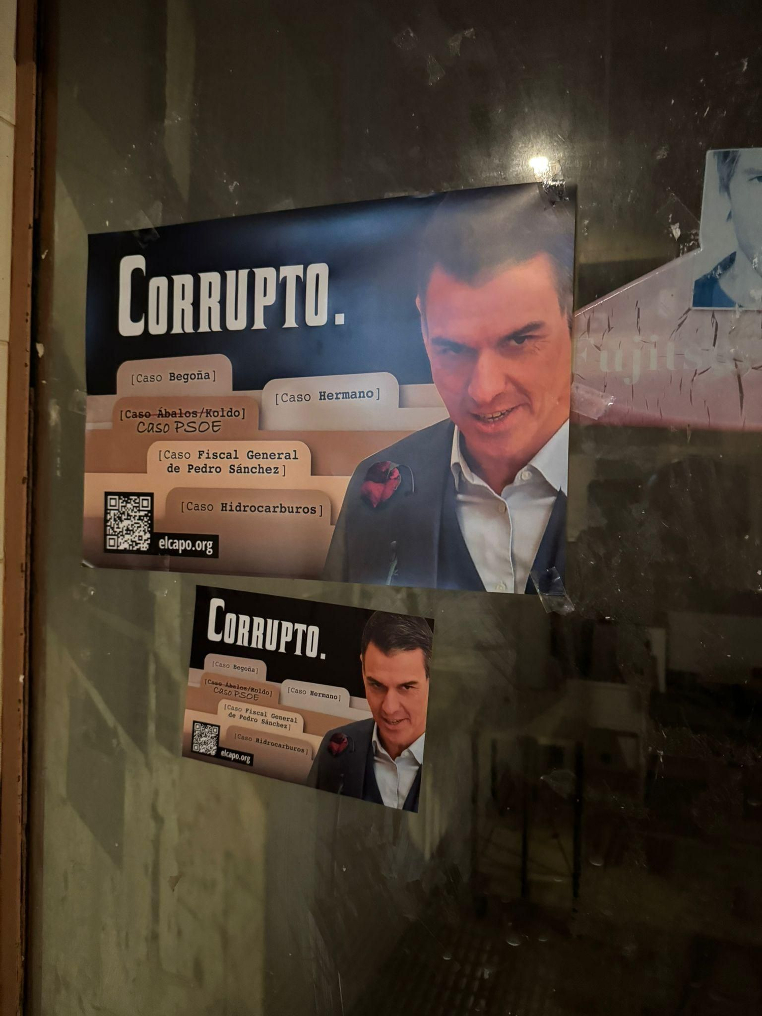 Galería de fotos: Castellón amanece plagada de pancartas en las que se señala a Pedro Sánchez como "corrupto"