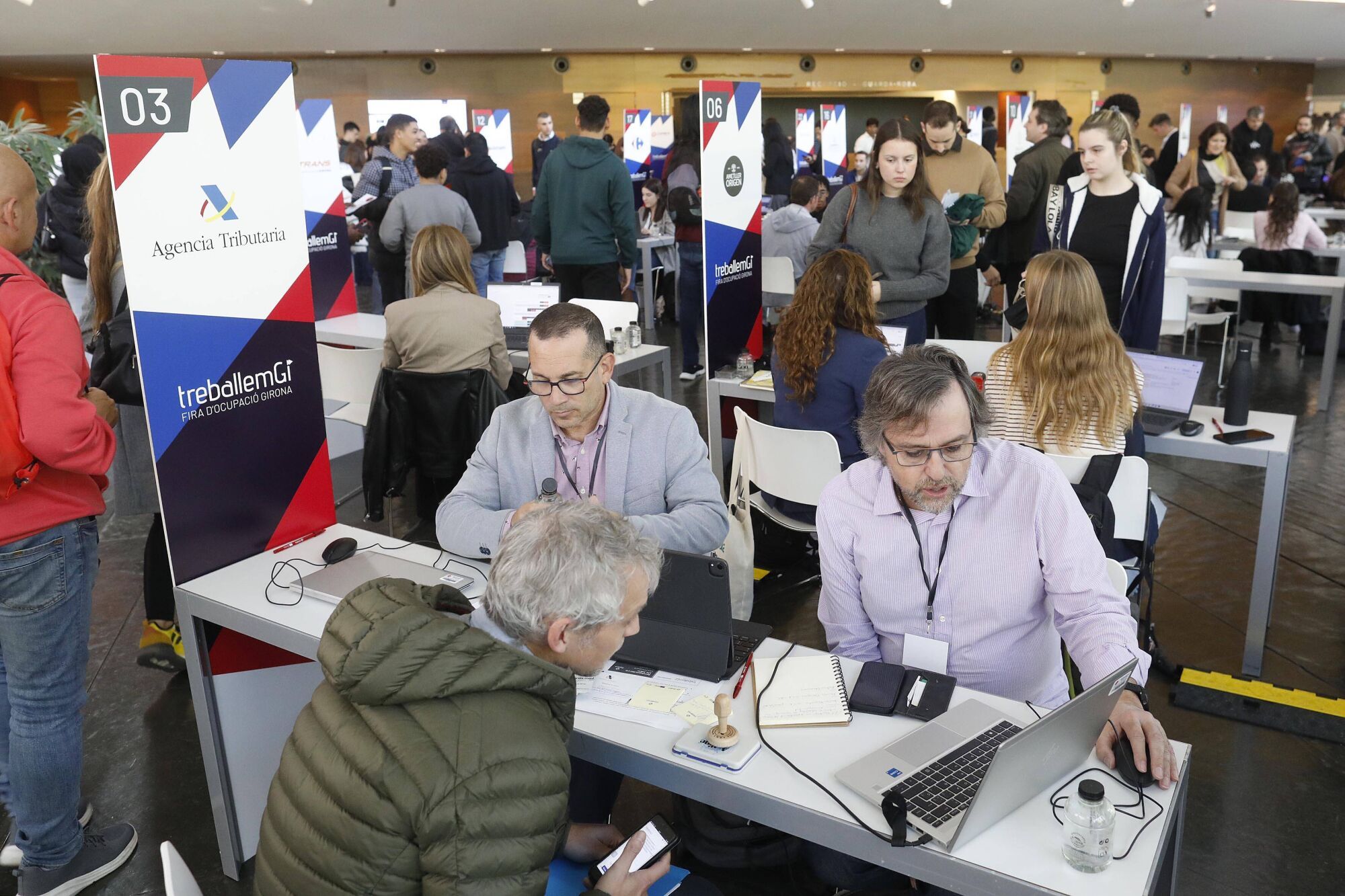 Girona. Auditori. 17a Fira ocupacio TreballemGi 2025.