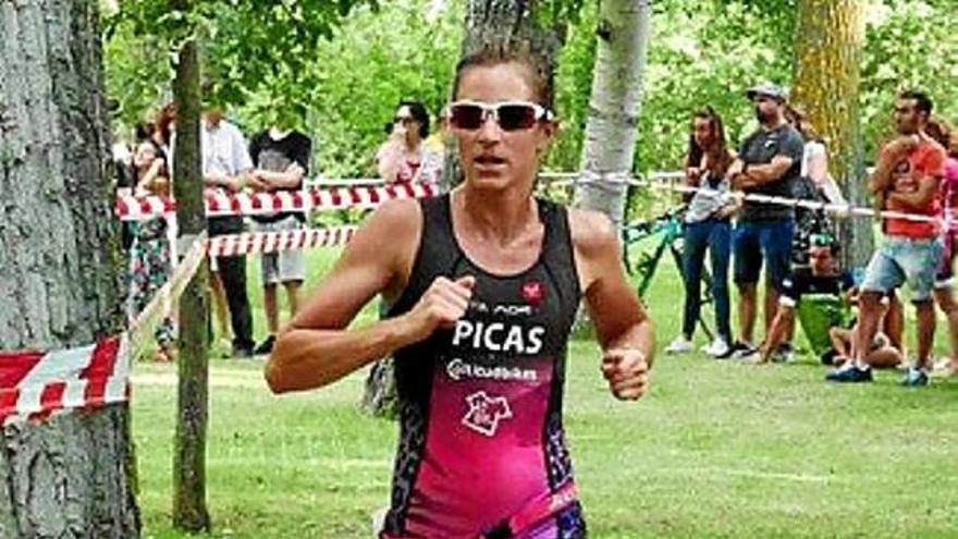 Aina Picas, cinquena en duatló