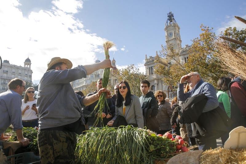 Los productos de proximidad llegan a la ciudad en "De l'horta a la plaça"