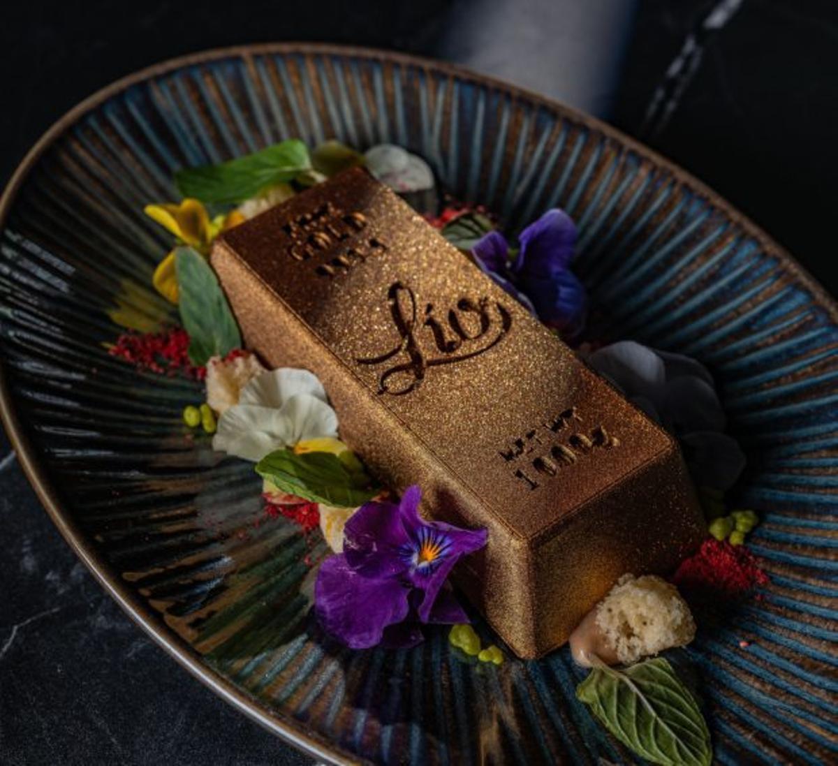 Ein Dessert von Andreu Genestra im Lío-Club auf Ibiza.