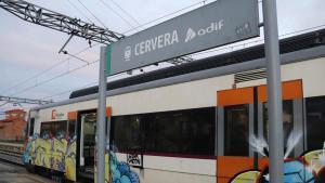 La estación de tren de Cervera