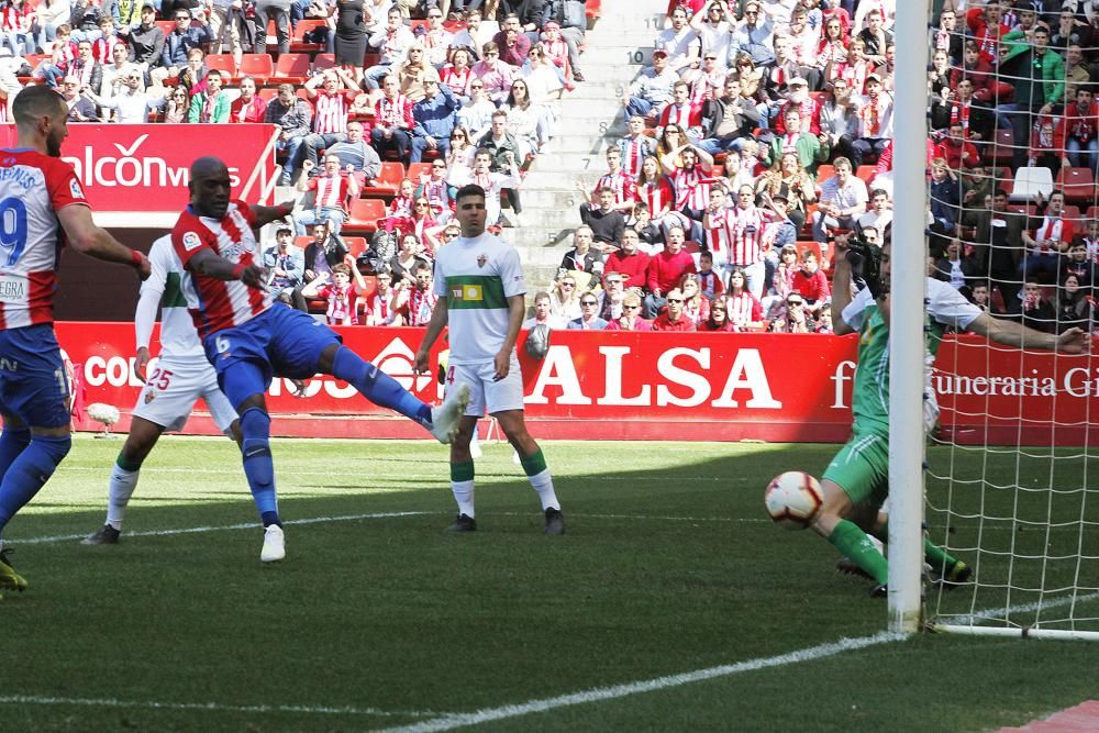 El Sporting - Elche en imágenes