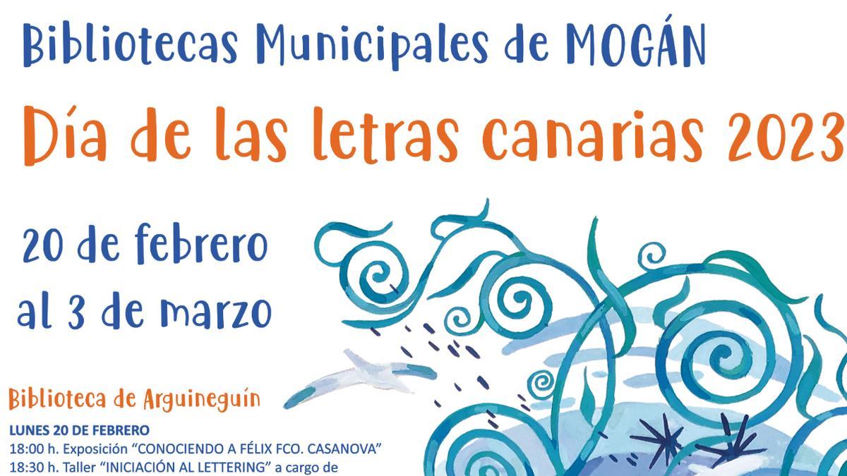 Mogán celebra el Día de Las Letras Canarias del 20 de febrero al 3 de marzo