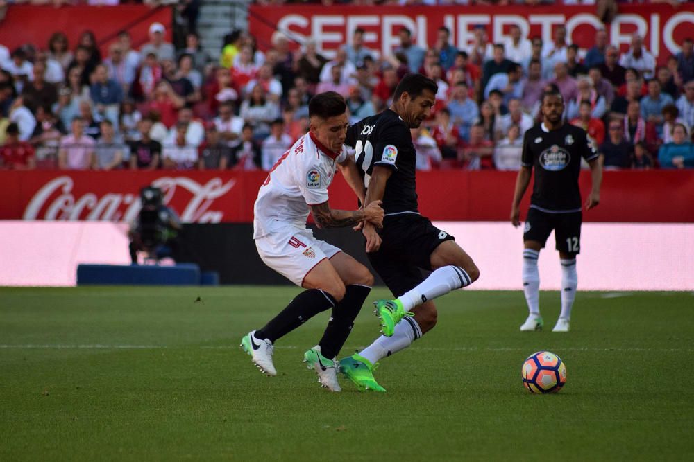 El Dépor cae ante el Sevilla en el Sánchez Pizjuán