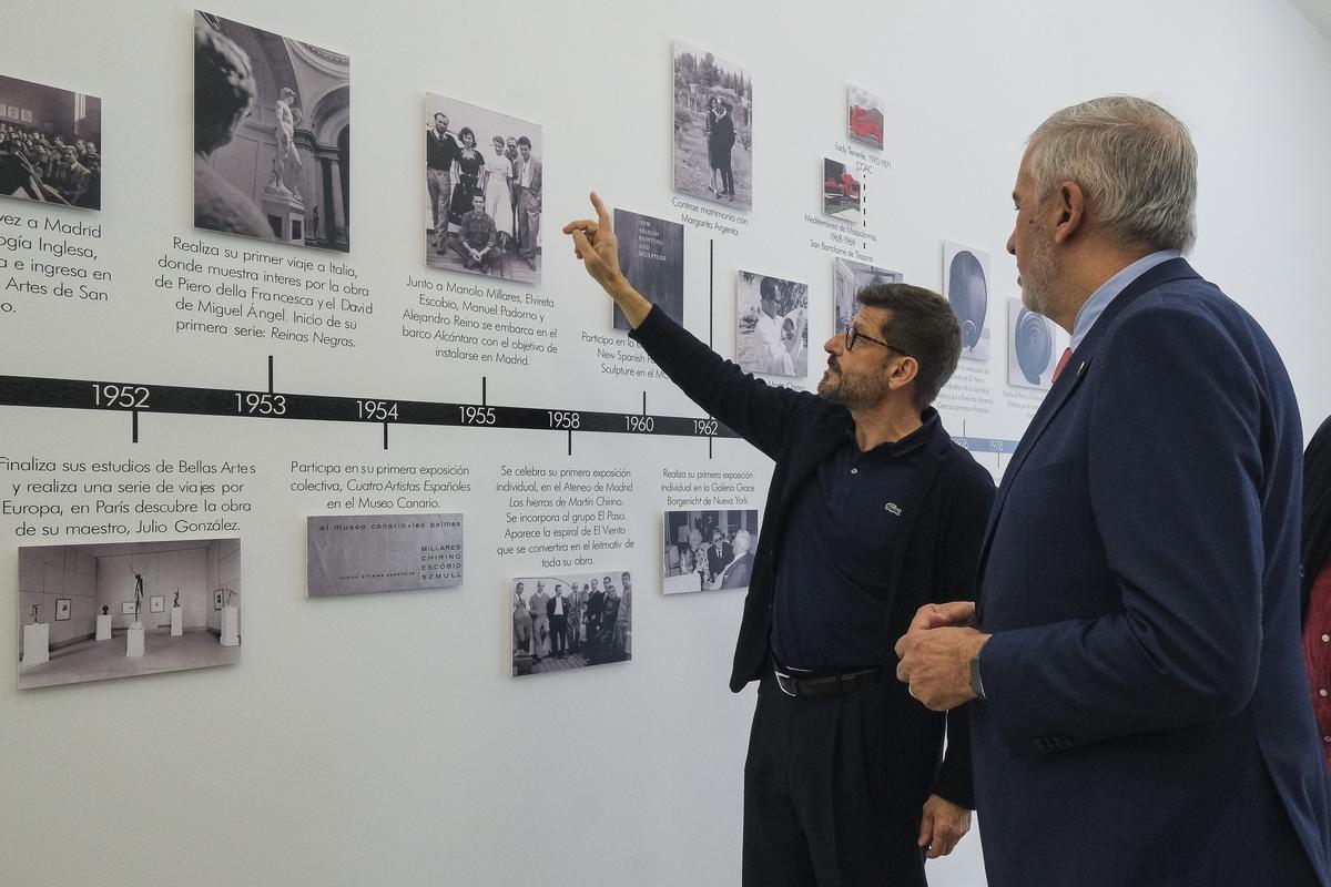 La ULPGC rinde homenaje a Martín Chirino con 'Sin Pasión no hay Vida'.