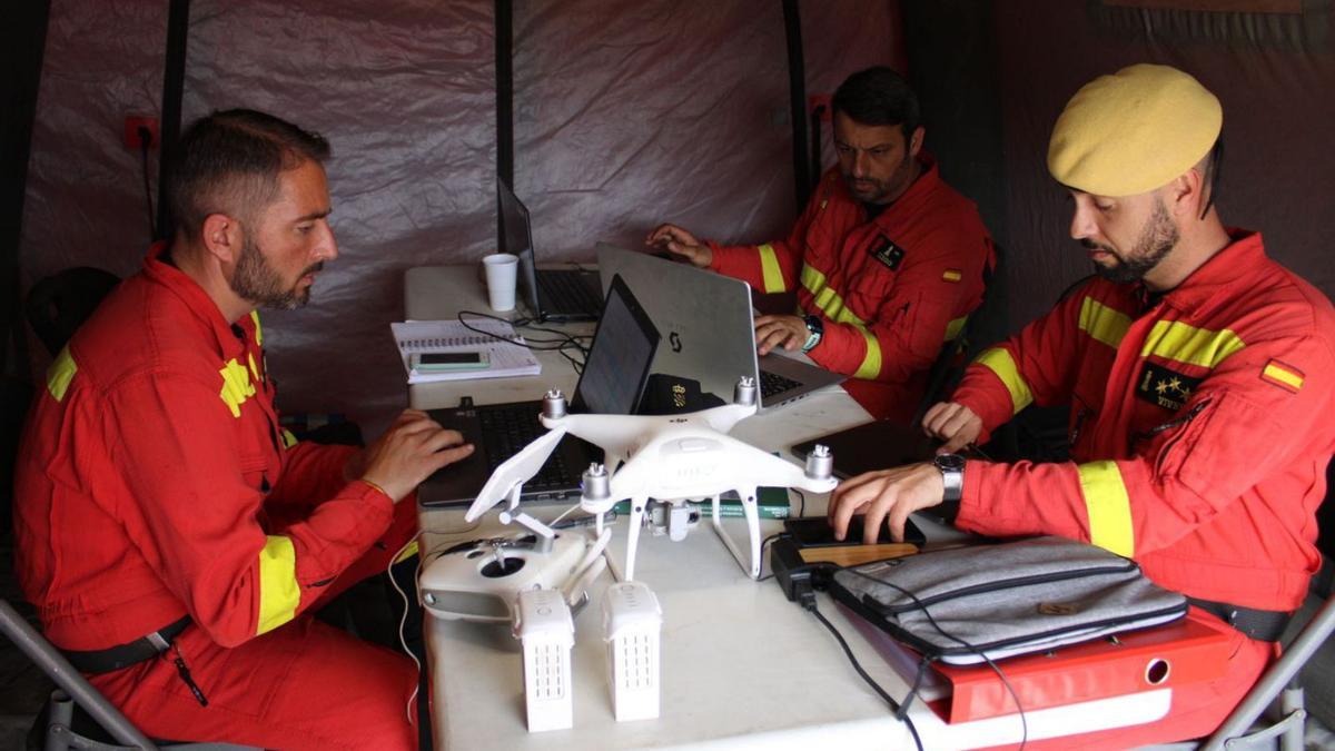 Un dron, entre las tecnologías que se utilizan para la extinción de incendios. | Araceli Saavedra