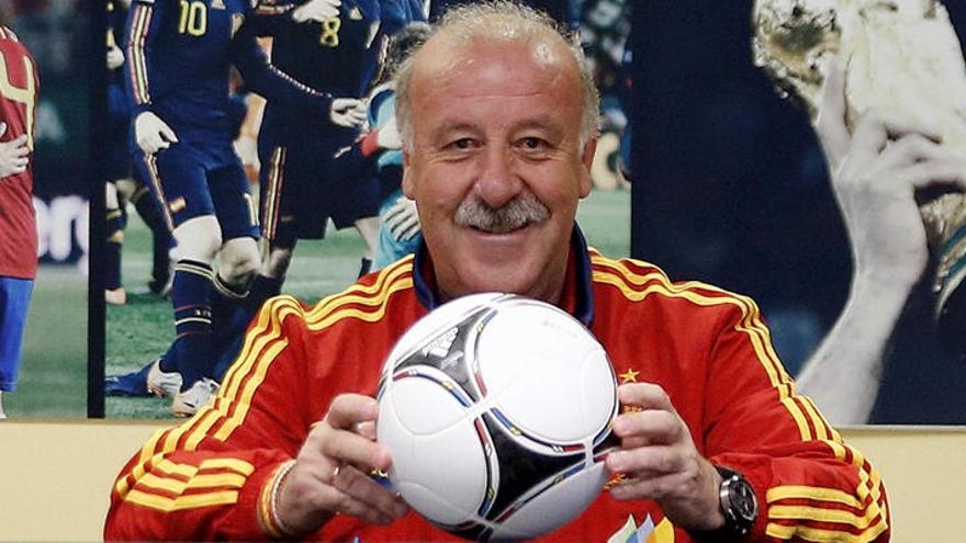 El seleccionador Vicente del Bosque.