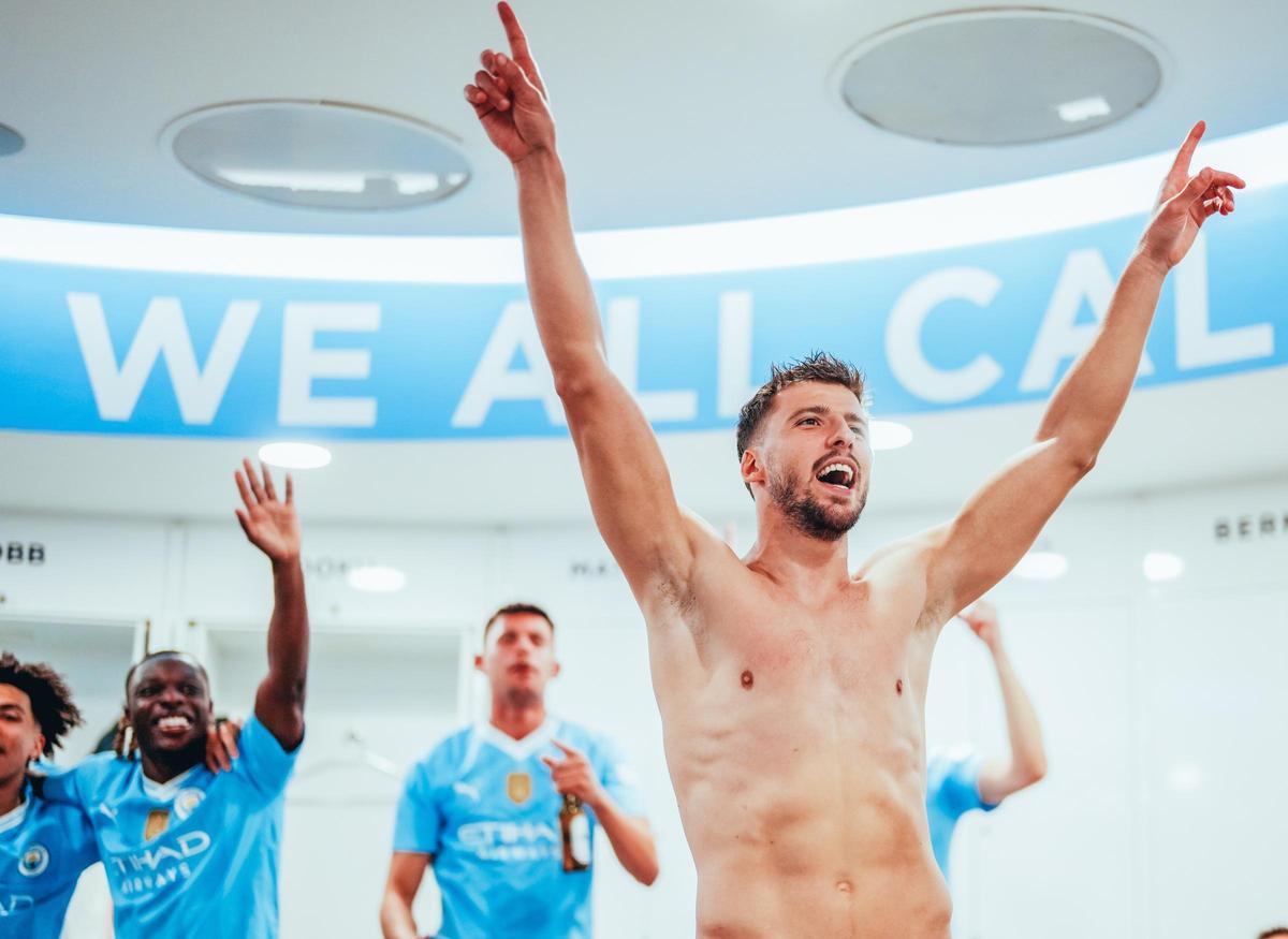 Las imágenes de la celebración del Manchester City, campeón de la Premier Las imágenes de la celebración del Manchester City, campeón de la Premier