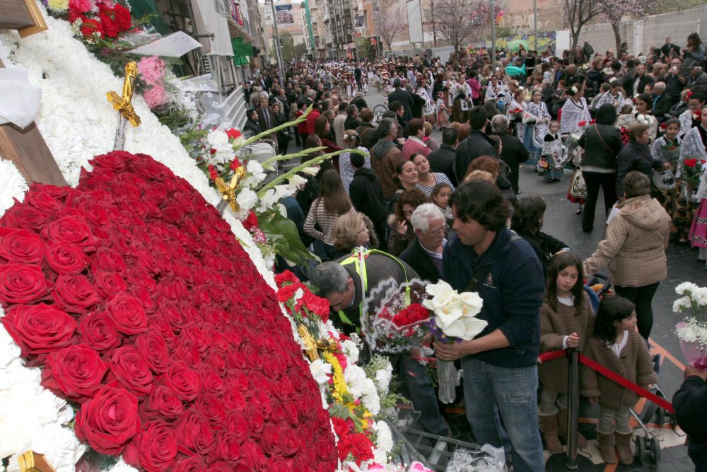 Ofrenda floral a la Virgen de la Caridad de Cartagena