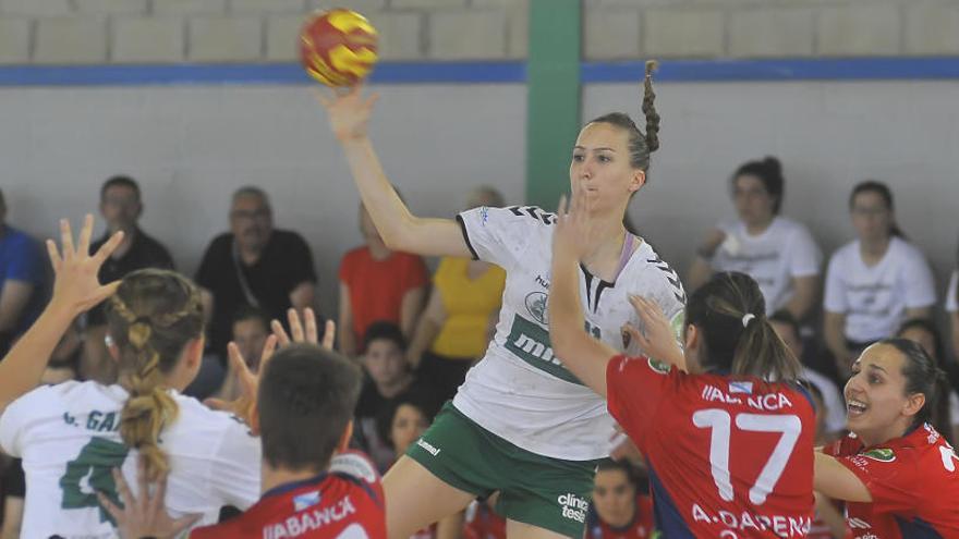 Ivet Musons, durante el partido del pasado sábado frente al Porriño