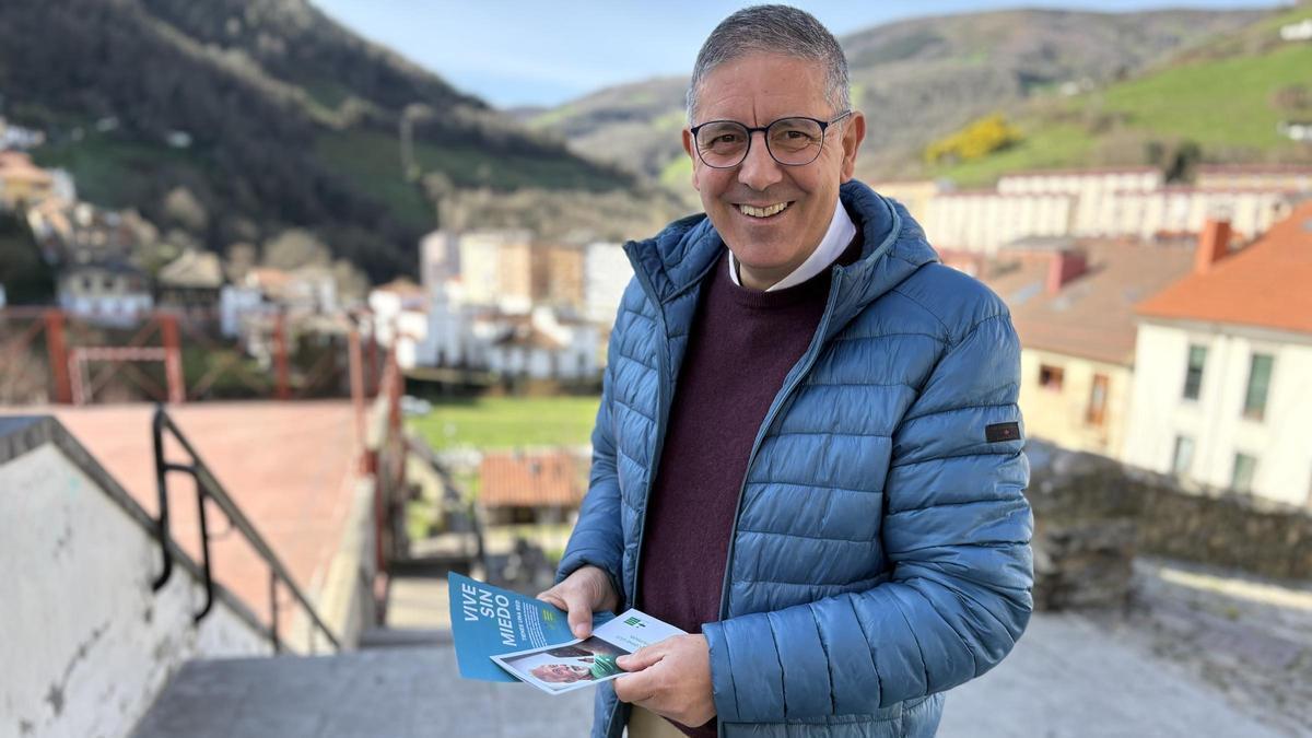 Manuel López en Cangas del Narcea.