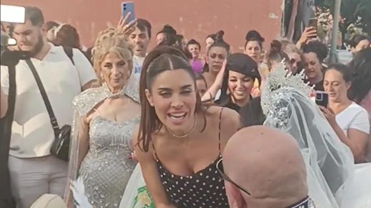 Pilar Rubio en una boda gitana en Huelva