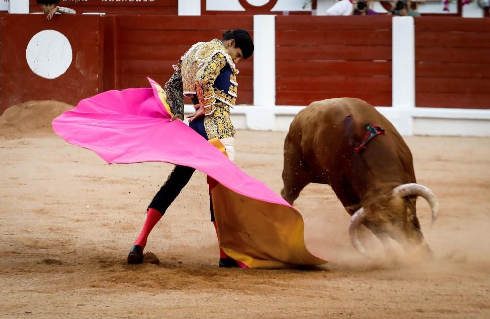 Novillada en El Bibio en la Feria de Begoña 2018.