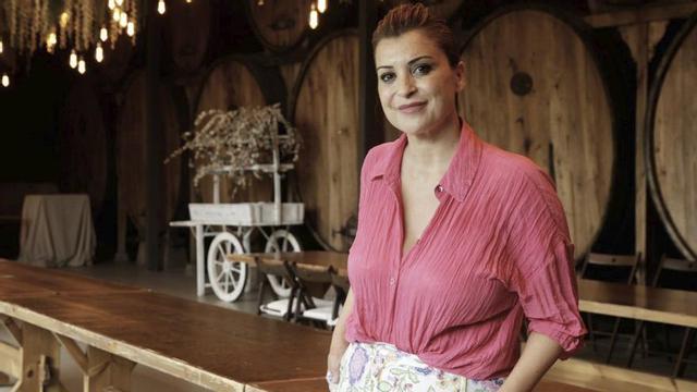 Yolanda Trabanco, en el negocio familiar de Lavandera.
