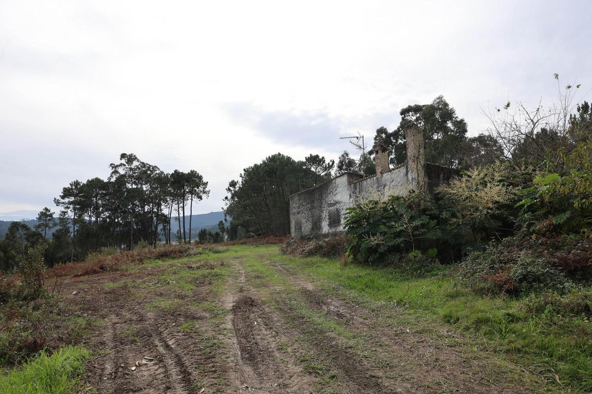 Vivienda familiar del investigado en Belesar