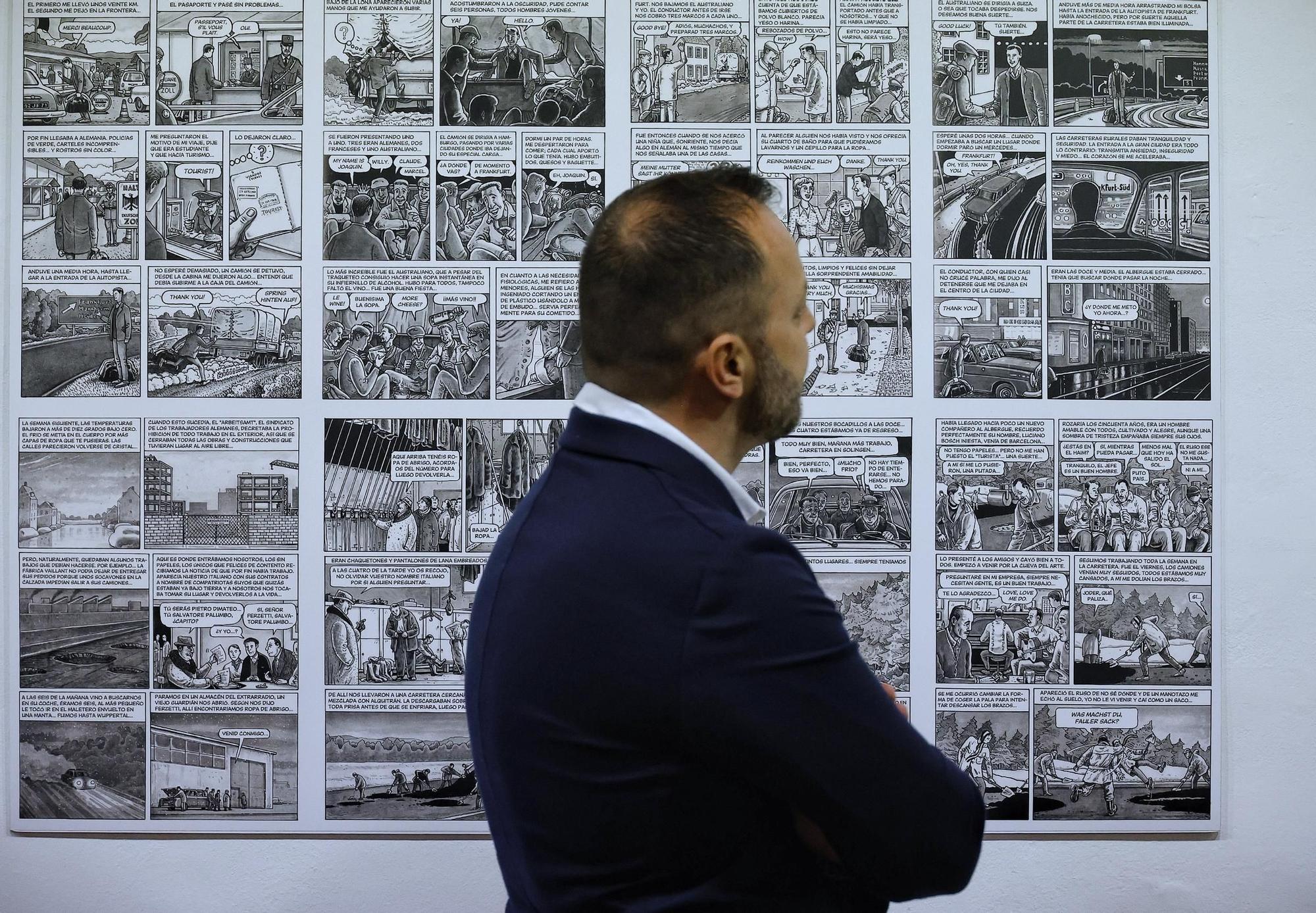 Inauguración de la exposición 'Viñetas y Fronteras'