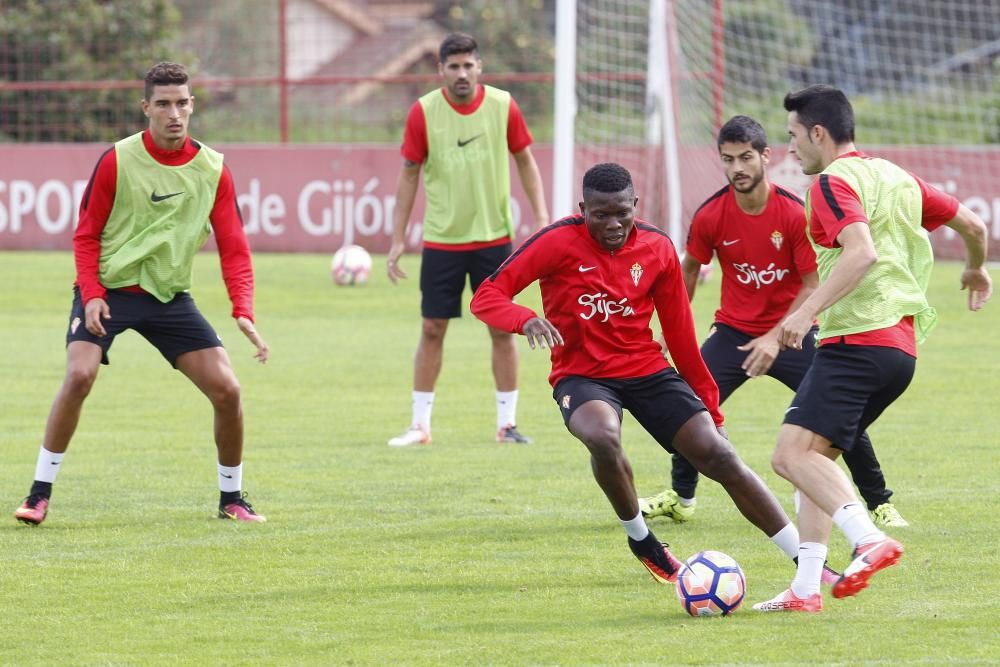 Entrenamiento del Sporting